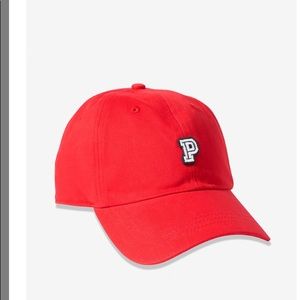 Red Pink baseball hat